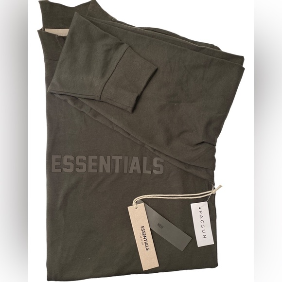 Fear of God Other - Off Black Essentials Fear Of God Long Sleeve T-Shirt